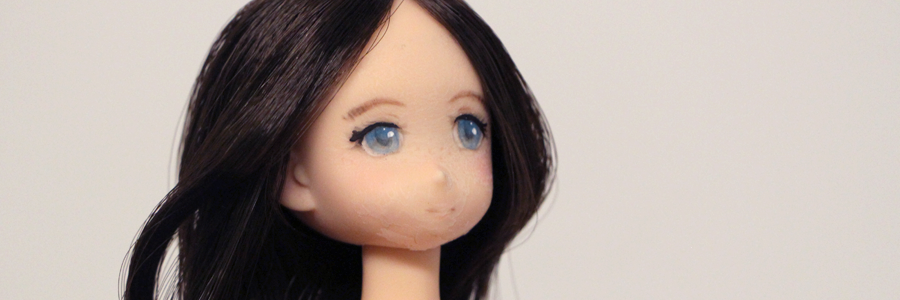 faceup flaking off doll head