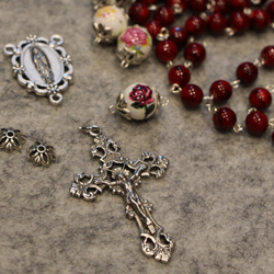 How I Made a Beautiful Floral Bead Rosary